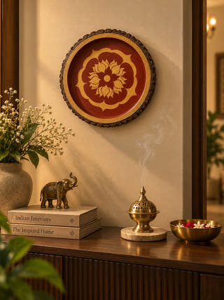 SwarnaPadma Alpona Tray