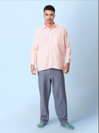 Pink Kaya Drop Shoulder Shirt
