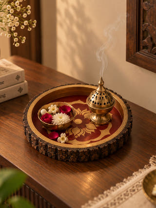 SwarnaPadma Alpona Tray