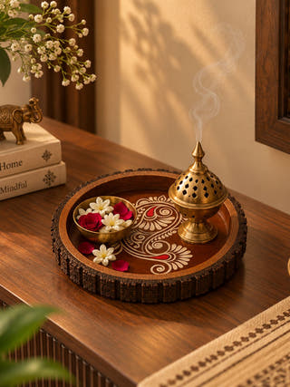 Shankh Alpona Tray