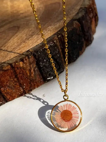 Pink Aster Locket