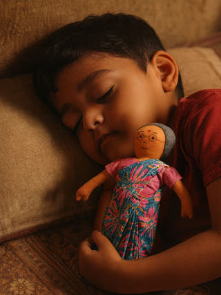 Nilah's Patti Girl Doll Blue Saree