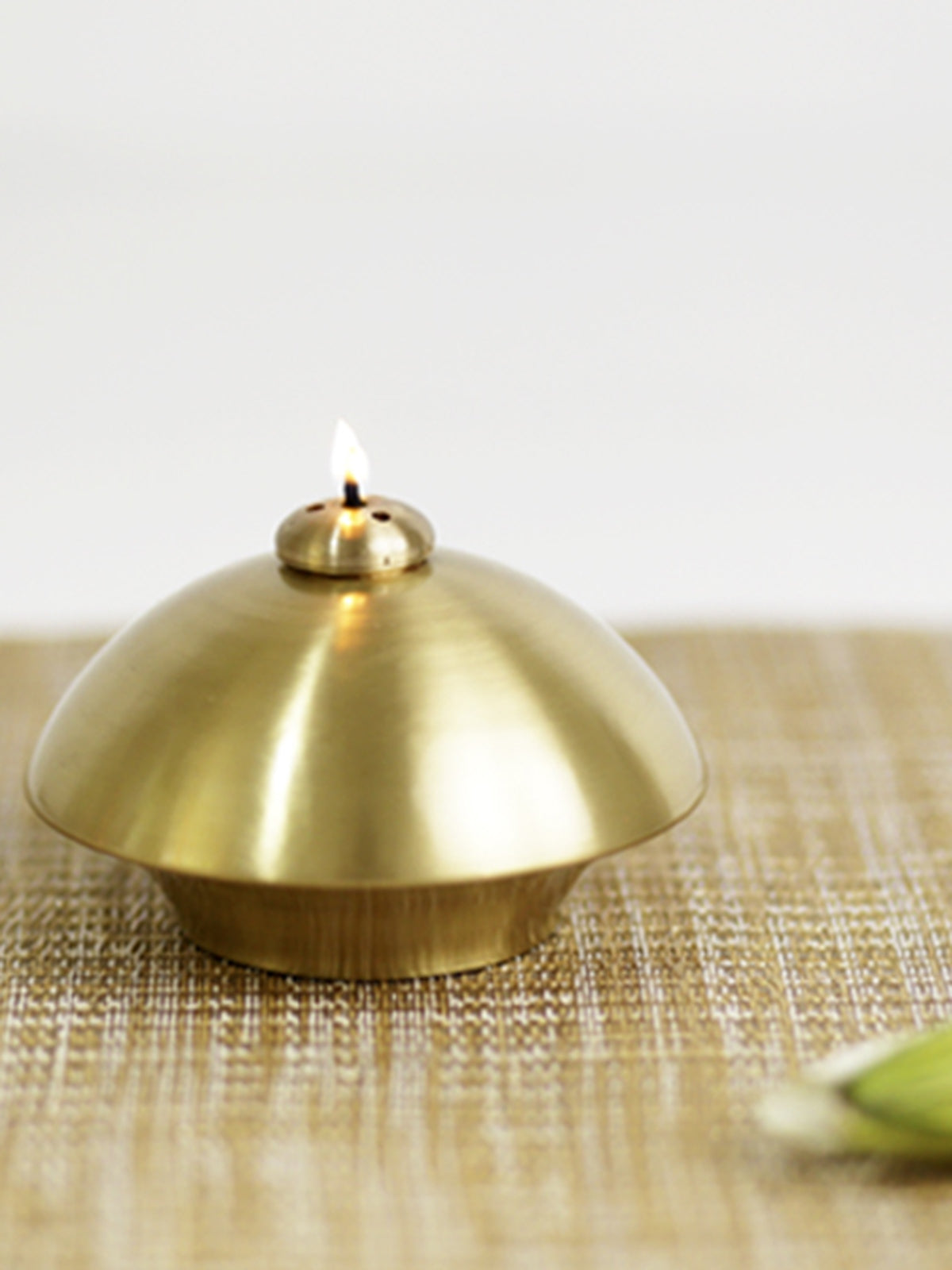 Sanchi Oil Lamp Brass image 1