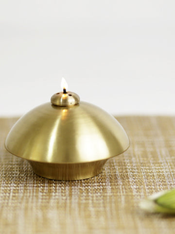 Sanchi Oil Lamp Brass