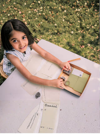Handmade Wooden Block Print DIY Craft Kit - Panchtantra Story Book -Tortoise and The Hare ( 5 Years +)