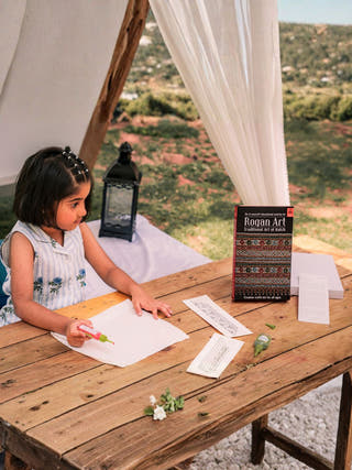 DIY Educational Colouring Kit - Rogan Art of Kutch for Young Artists (5 Years +)