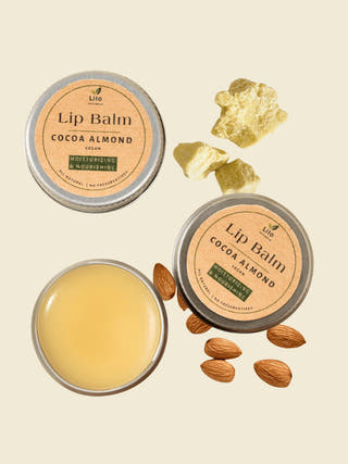 Cocoa Almond Lip Balm for Dry & Chapped Lips