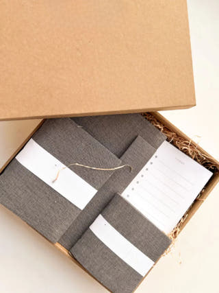 Stationery Loaded Gift Hamper | Solid Beige