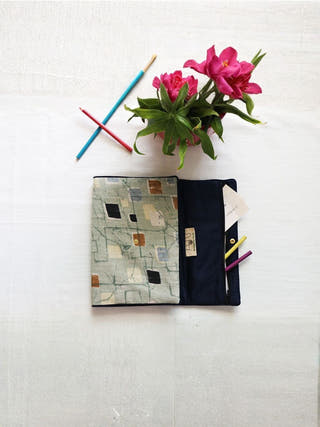 Abstract Multipurpose Notebook Case With Notebook