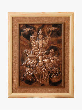 Surya On His Chariot Aravali Copper