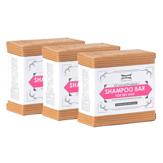 Goli Soda All Natural Probiotics Shampoo Bar for Dry Hair Pack  Of 3 Goli Soda