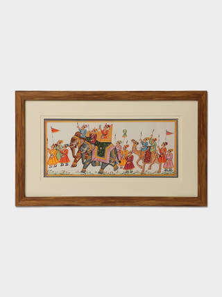 Kangra Miniature: Procession 2 ARAVALI