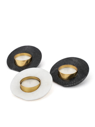 White Sangemarmar Tea Light