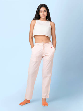 Sol - Natural Sleeveless Crop Top