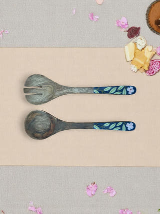 Vanaja Wooden Salad Server - Set of 2