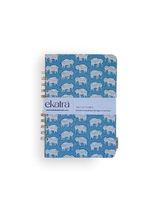 Handcrafted Sustainable A5 Wire Bound Paper Journal