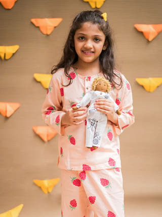 A Fresh Strawberry Unisex Nightdress