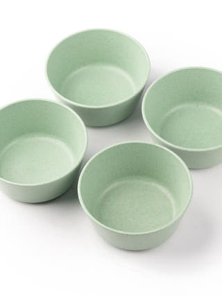 Rice Husk Curry Bowl Set Of Four Irida Naturals