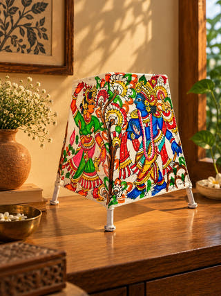 Radha Krishan Table Lamp - Multicolor