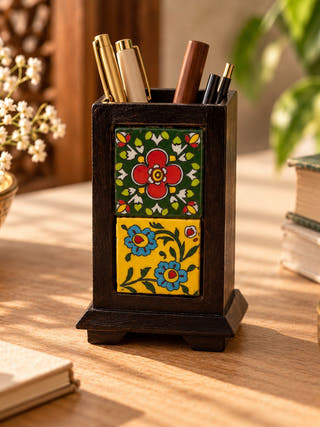 Kyra Blue Pottery Multipurpose Holder