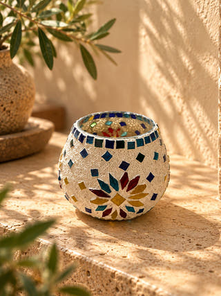 Sitara Mosaic Glass Lamp
