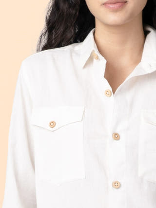 Canyon Unisex Shirt with Flap Pockets