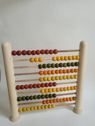 Handmade Wooden Toy Abacus: Timeless Learning Fun for Kids