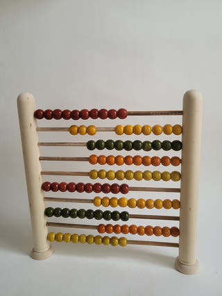 Handcrafted Wooden Big Abacus 10 beads