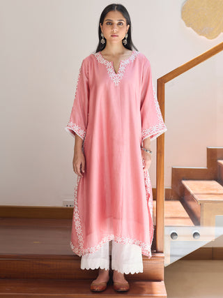 Asymmetrical Kurta Pink Vasstram