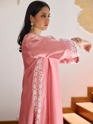 Asymmetrical Kurta Pink Vasstram
