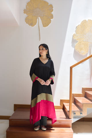 Heena Kaftan Black