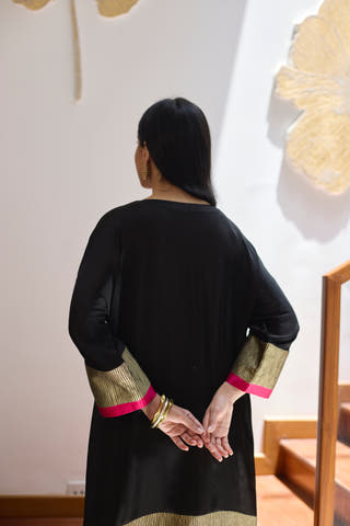 Heena Kaftan Black