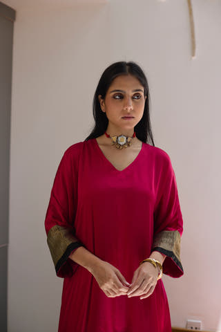 Heena Kaftan Magenta