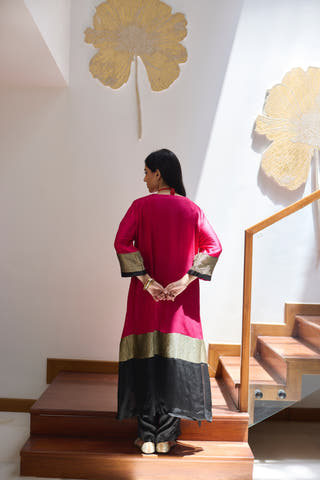 Heena Kaftan Magenta