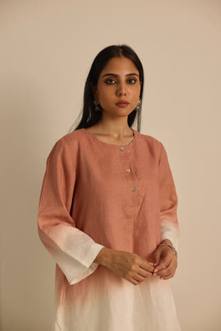 Ombre Co-Ord Set Rose