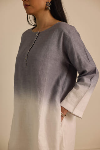 Ombre Co-ord Set Grey