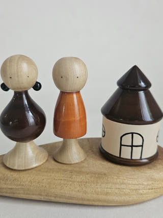 Handcrafted Wooden Cottage Play