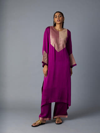 Rasna Co-ord Set | Purple