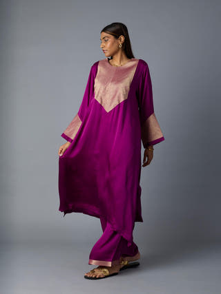 Rasna Co-ord Set | Purple