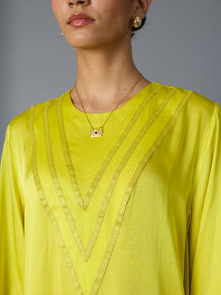 Teen Patti Set | Lime Yellow