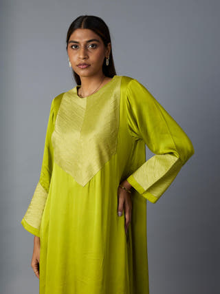 Rasna Co-ord Set | Lime Green