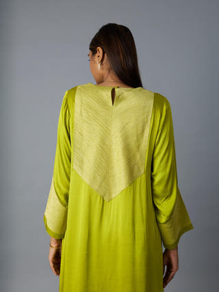 Rasna Co-ord Set | Lime Green