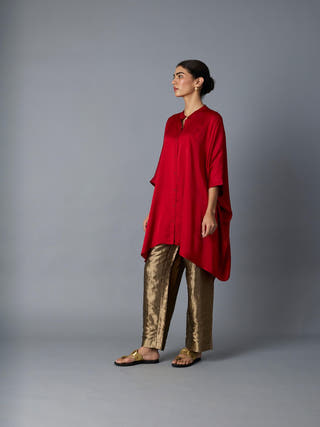 Zoha Anti Fit Shirt | Red