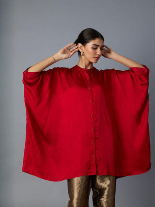 Zoha Anti Fit Shirt | Red