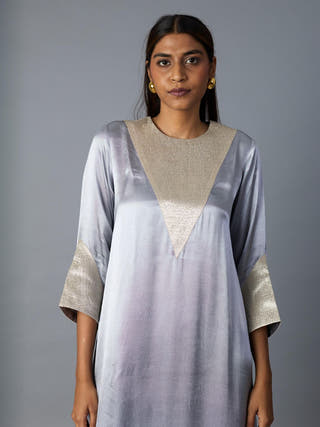 Tikona Co-ord Set | Light Grey