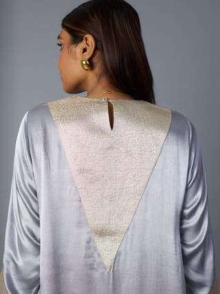 Tikona Co-ord Set | Light Grey