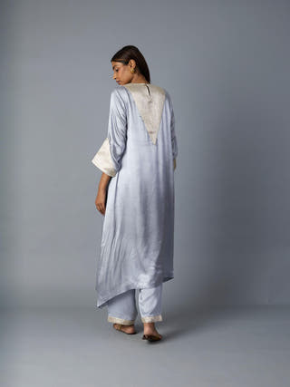 Tikona Co-ord Set | Light Grey
