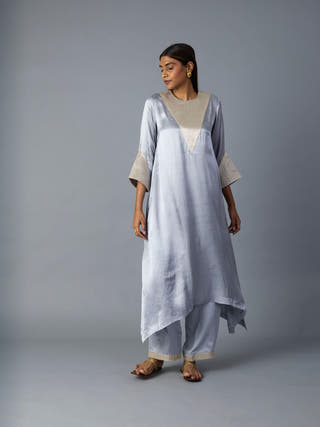 Tikona Co-ord Set | Light Grey