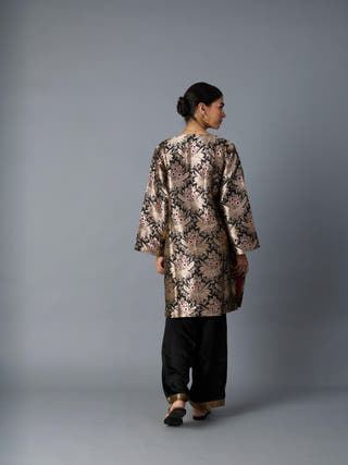 Black Hazara Co-ord Set