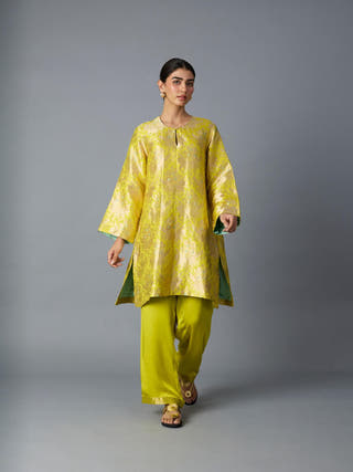 Hazara Co-ord Set | Yellow